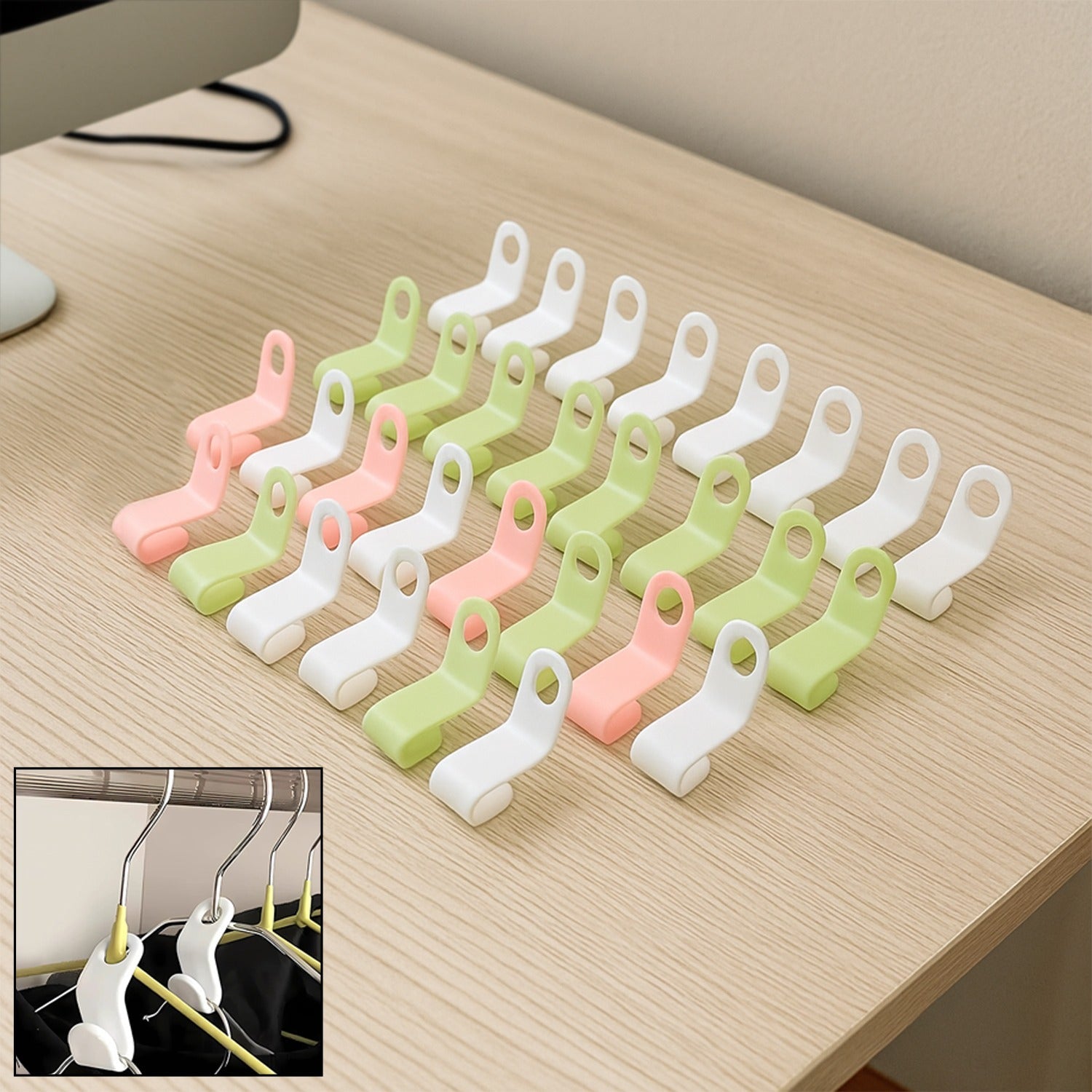 Multi-Color Space Saver Hanger Hooks Multi-Color Space Saver Hanger Hooks